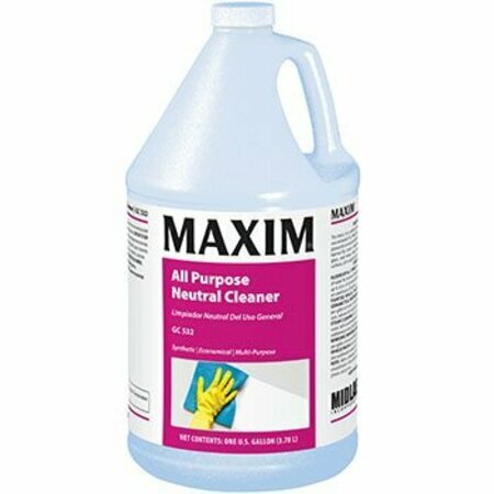 MIDLAB Maxim All Purpose Neutral Cleaner 1 Gallon, Sweet Scent, GC532, 4PK 053200-41